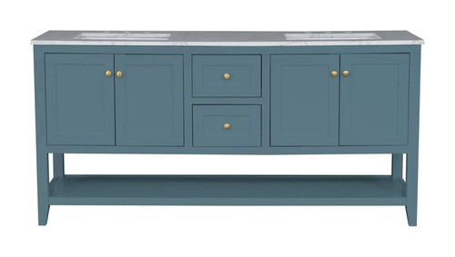 Aqua double freestanding - aqua,